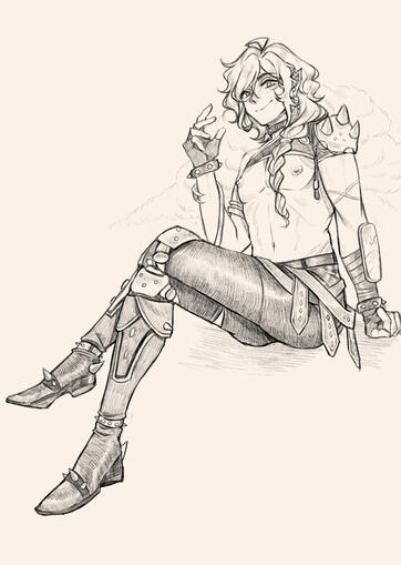 Full-Body Sketch
